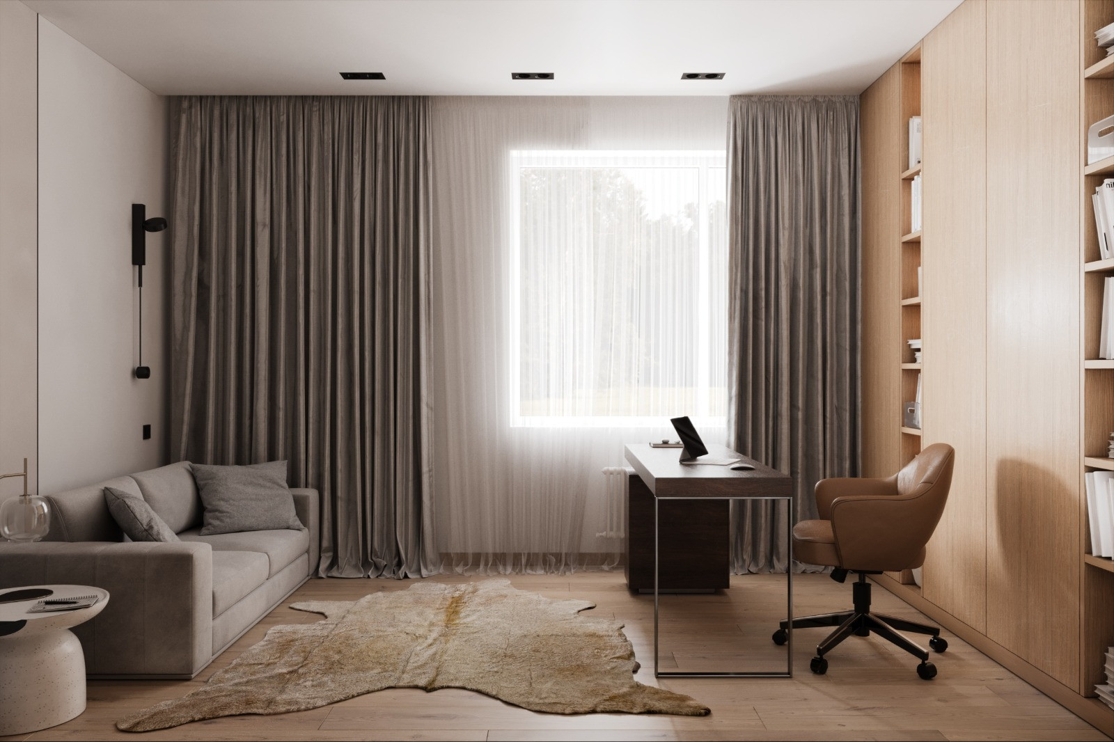 Дизайн-проект загородного дома  в современном стиле