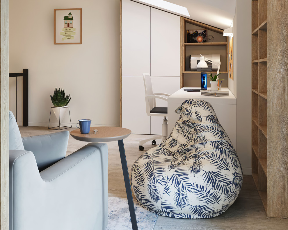 Мансардный этаж для молодой девушки