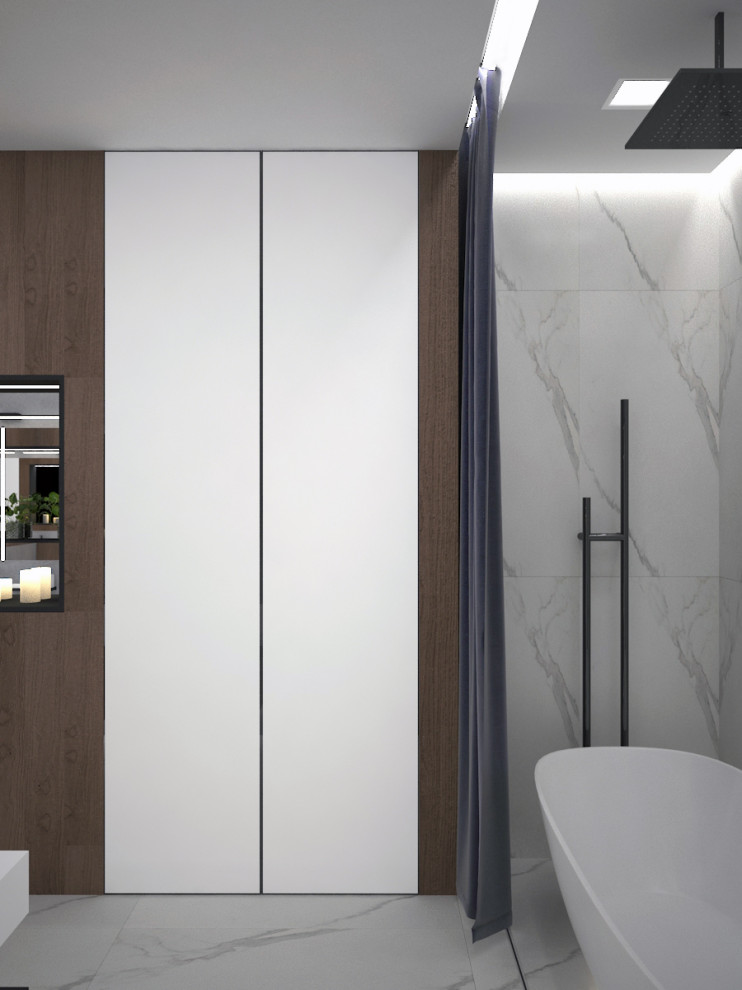 Просторная ванная комната