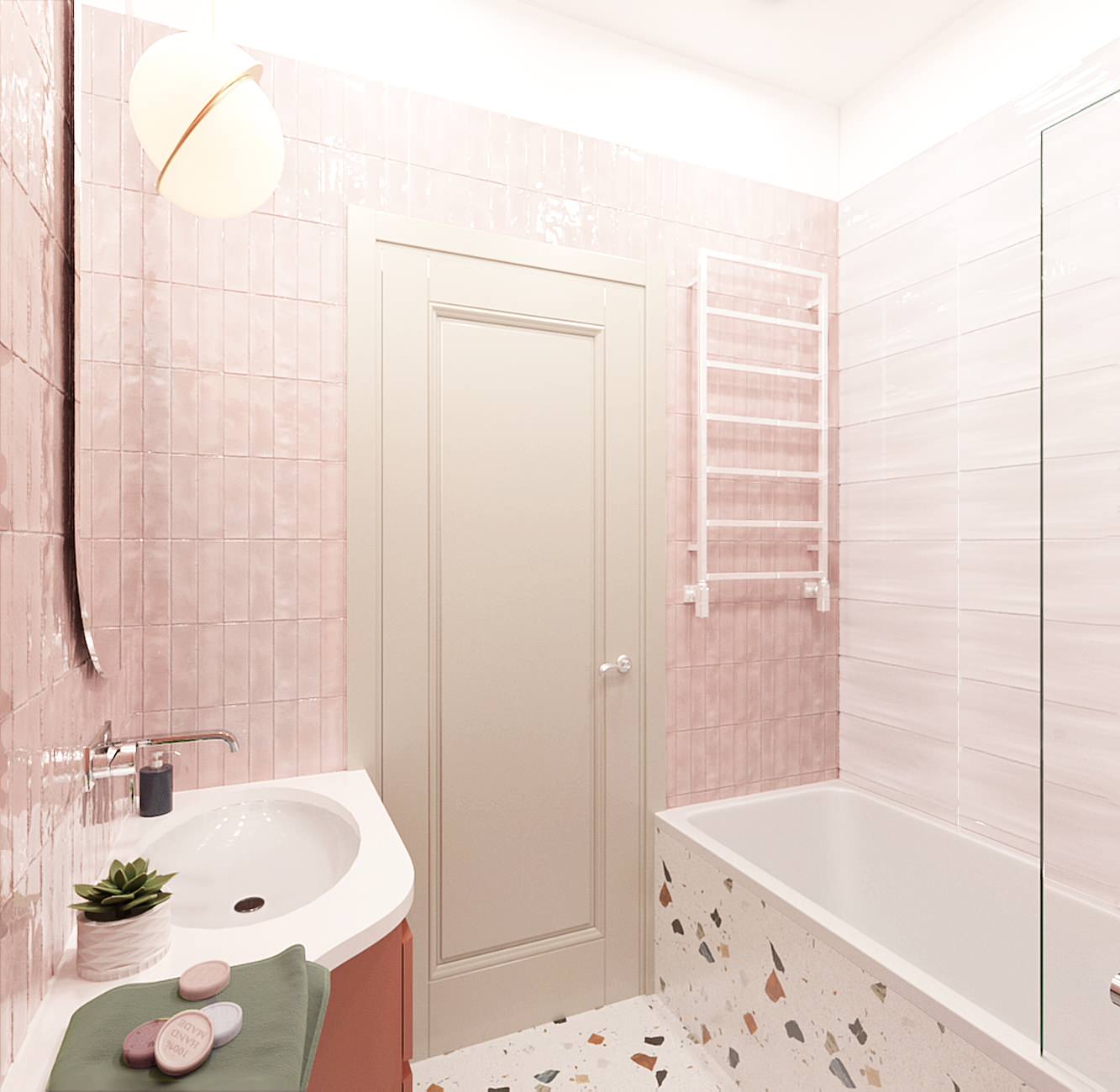 Обложка проекта: 2-х комнатная квартира, 64 кв., ЖК "Царская площадь", 2020 г.