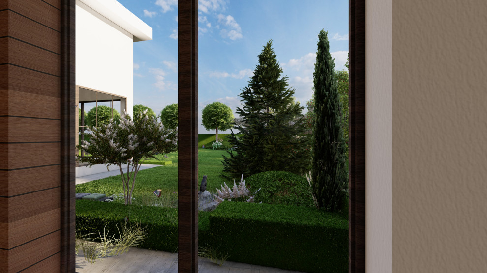 Лаконичный сад. КП Райт Вилладж