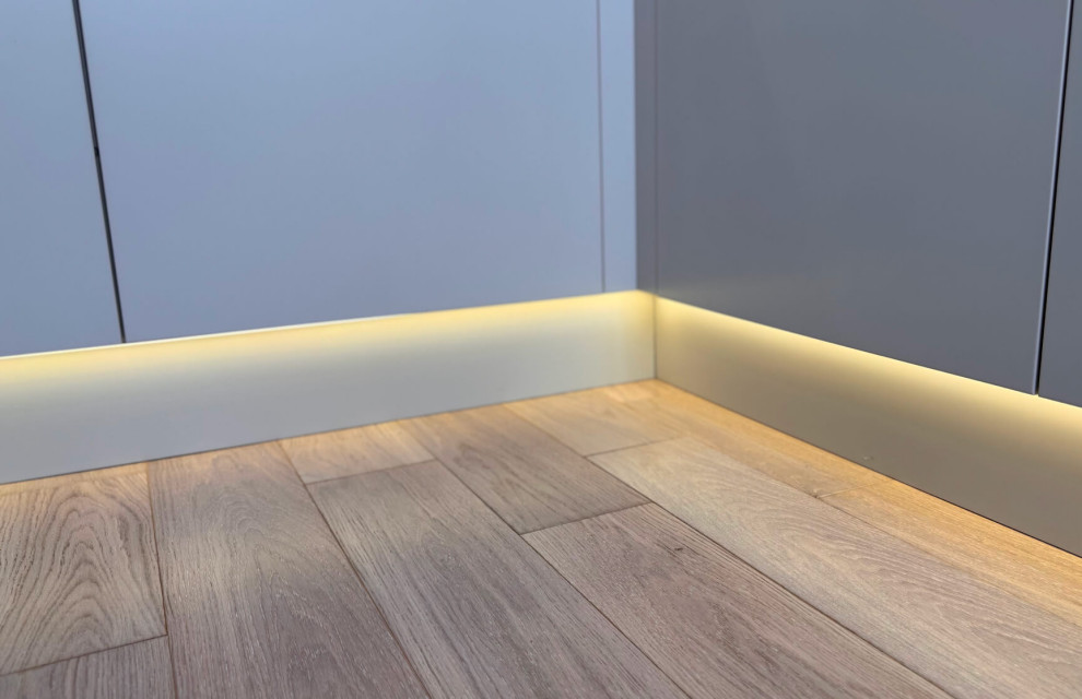 Современная кухня в цвете Серый Кашемир