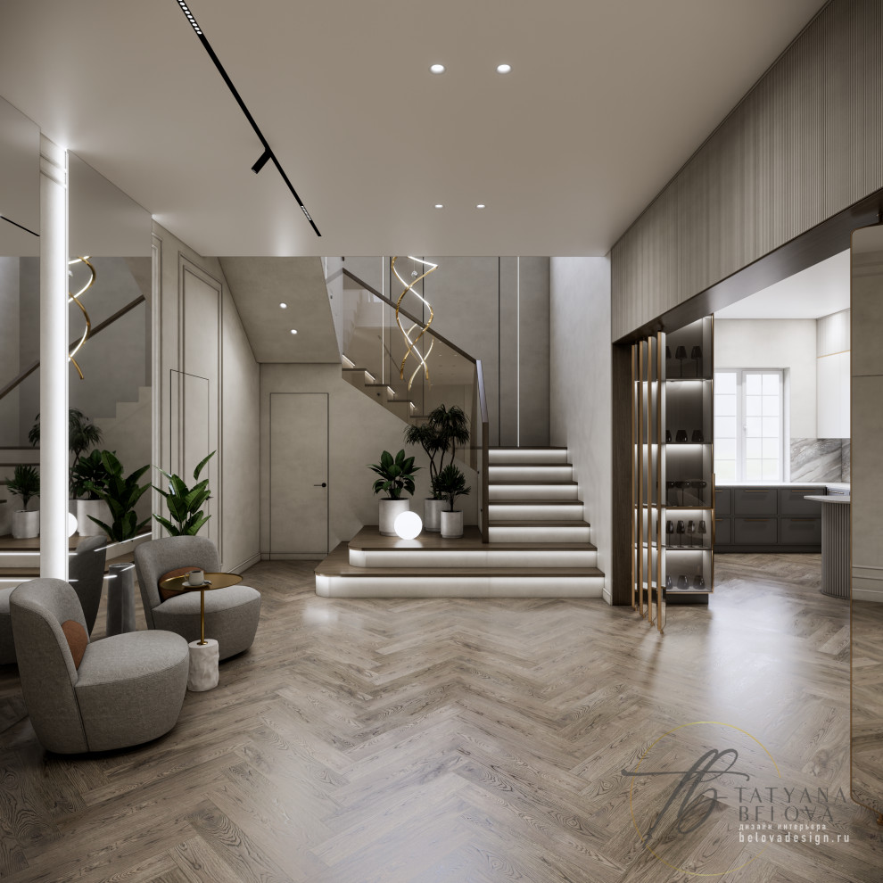 Современная классика в доме, 128 м2