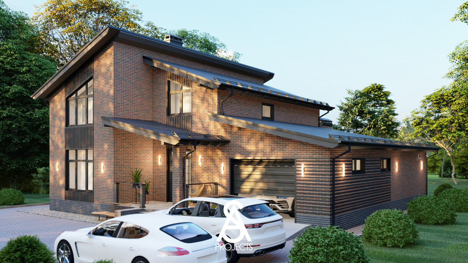 Обложка проекта: Дом двухэтажный 253 кв.м.