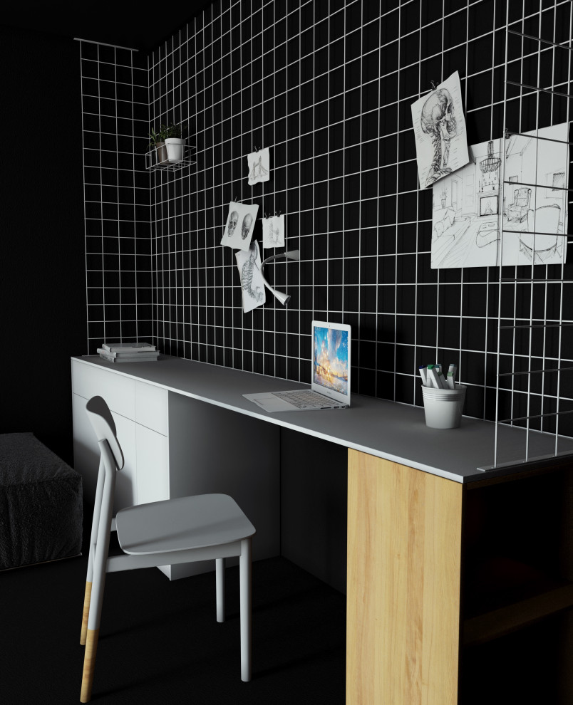 Обложка проекта: Визуализация интерьера “B’a’W”