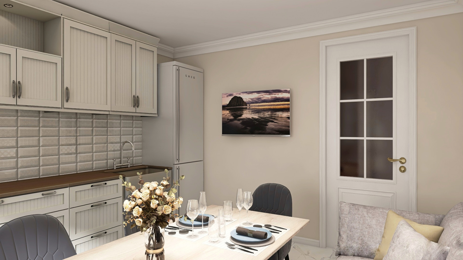 2х комнатная квартира для семьи