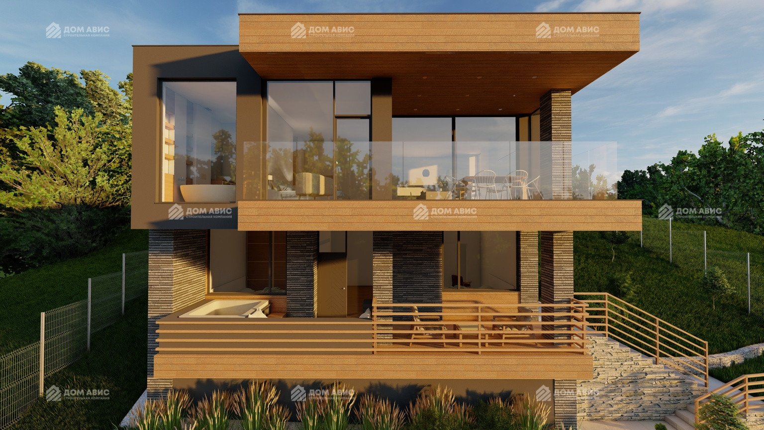 проект дома в Сочи, Бестужевское