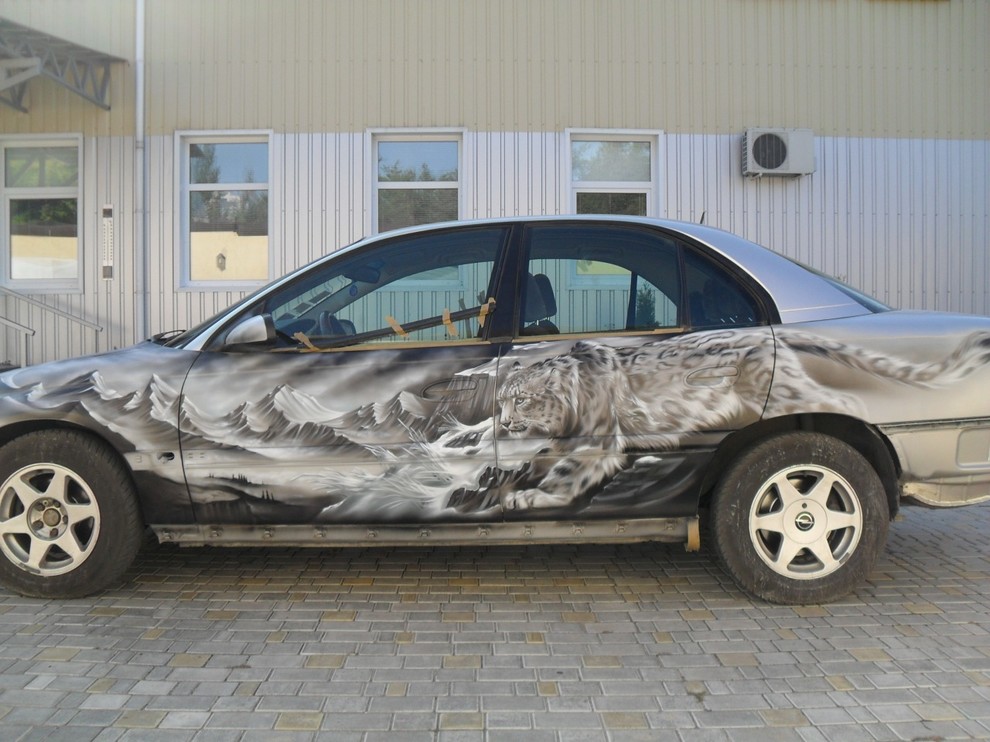 Аэрография на авто.