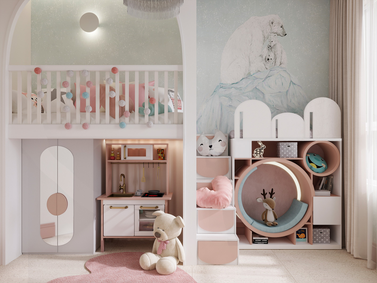 Обложка проекта: Cute bedroom for a girl