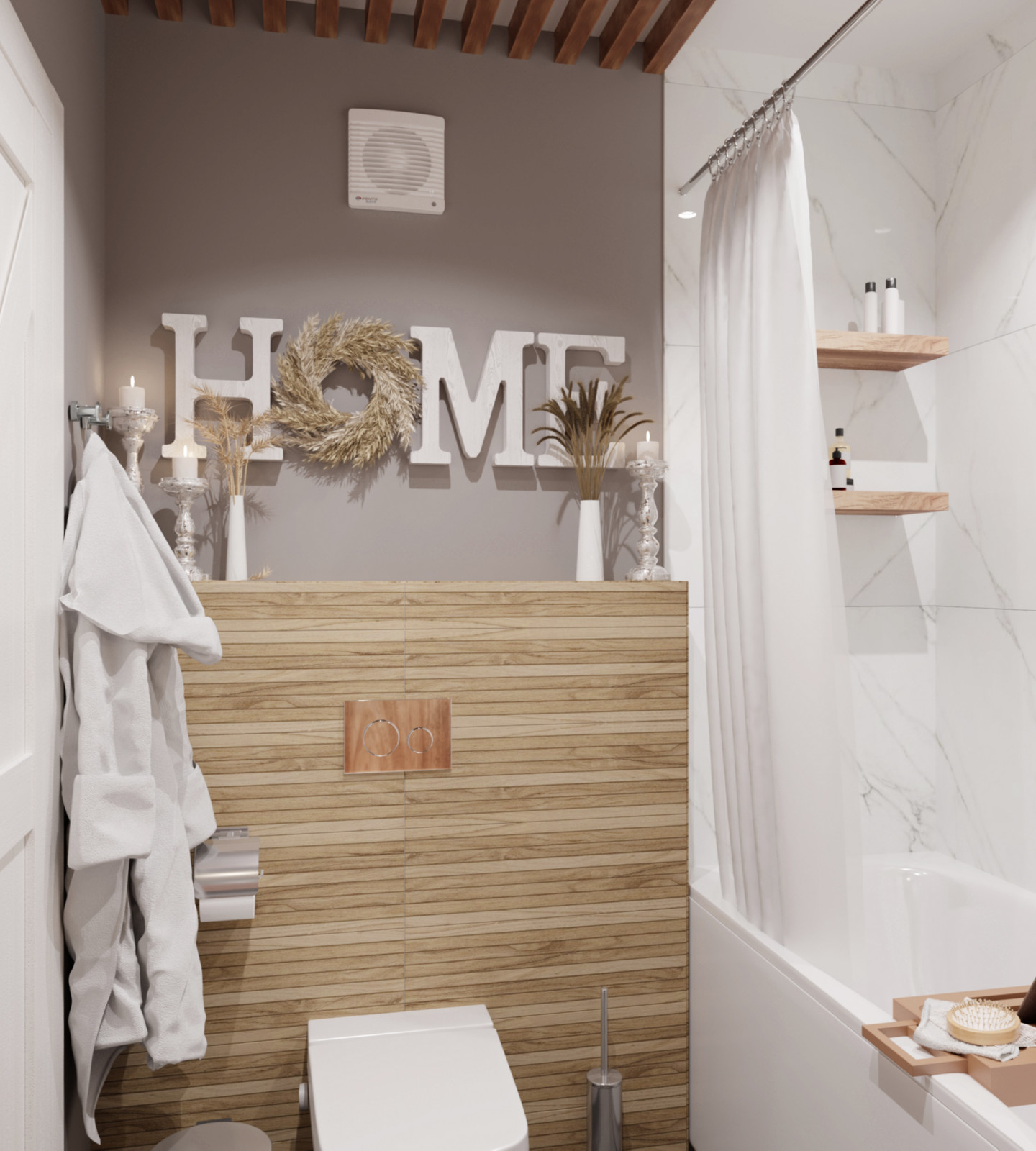 Дизайн раздельного санузла