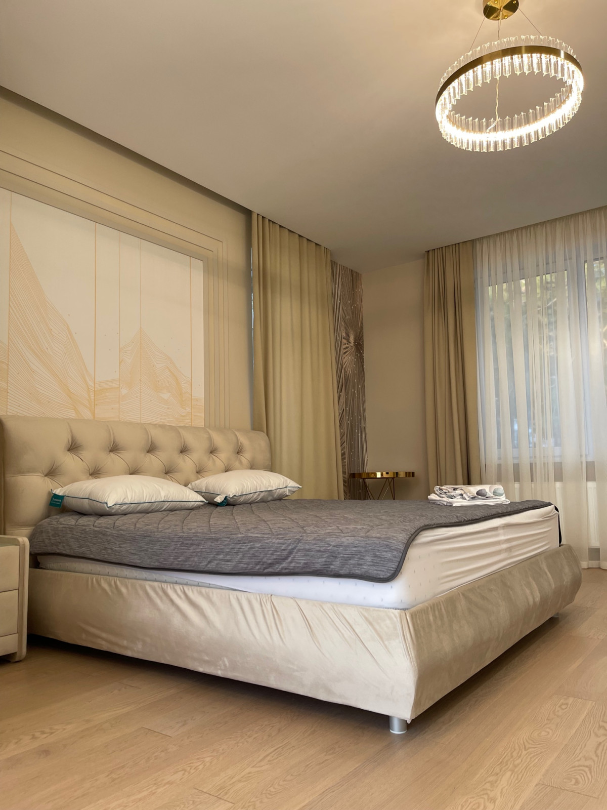 Спальни в проекте жилого дома на побережье, в г. Геленджике