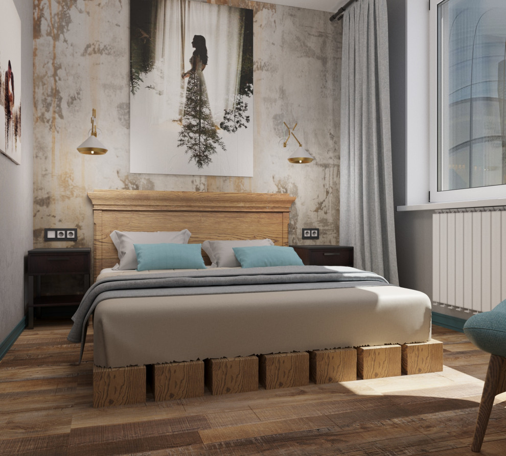 Квартира в стиле эклектики с элементами лофт