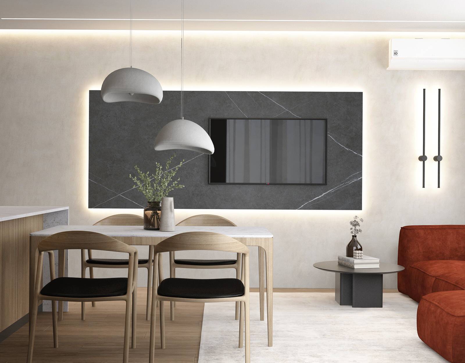 Кухня-гостиная, прихожая 34,5 м2 в ЖК Панин, г. Нижний Новгород