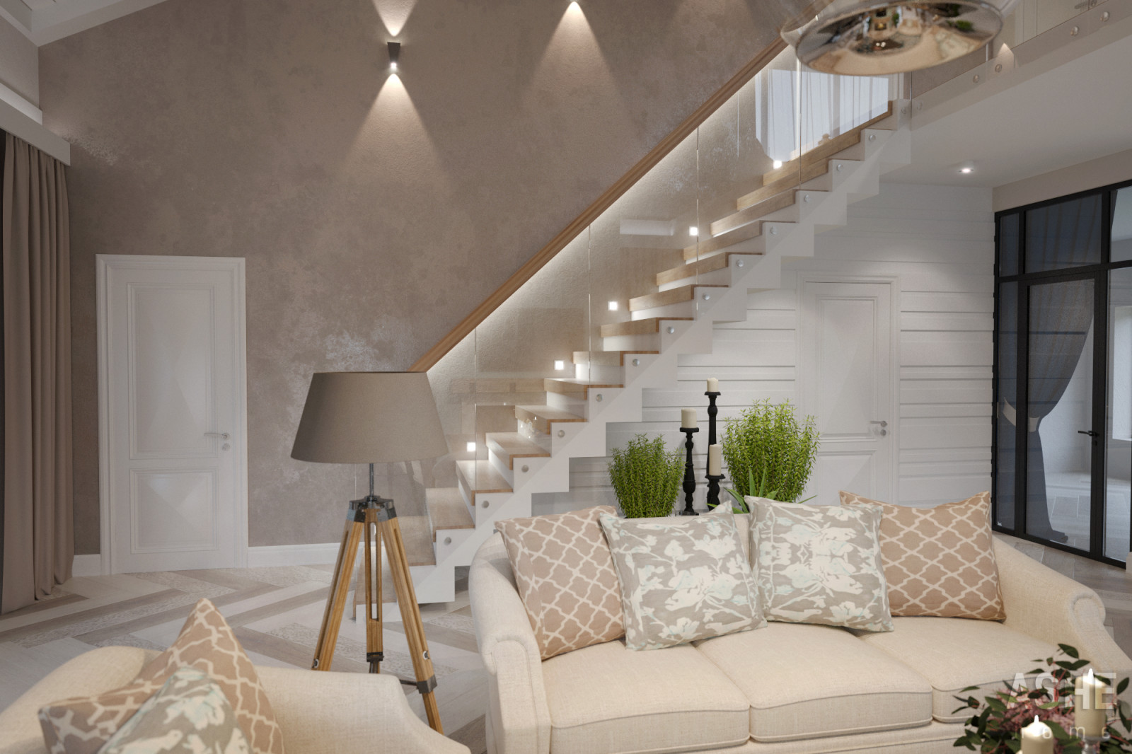 Дизайн интерьера коттеджа