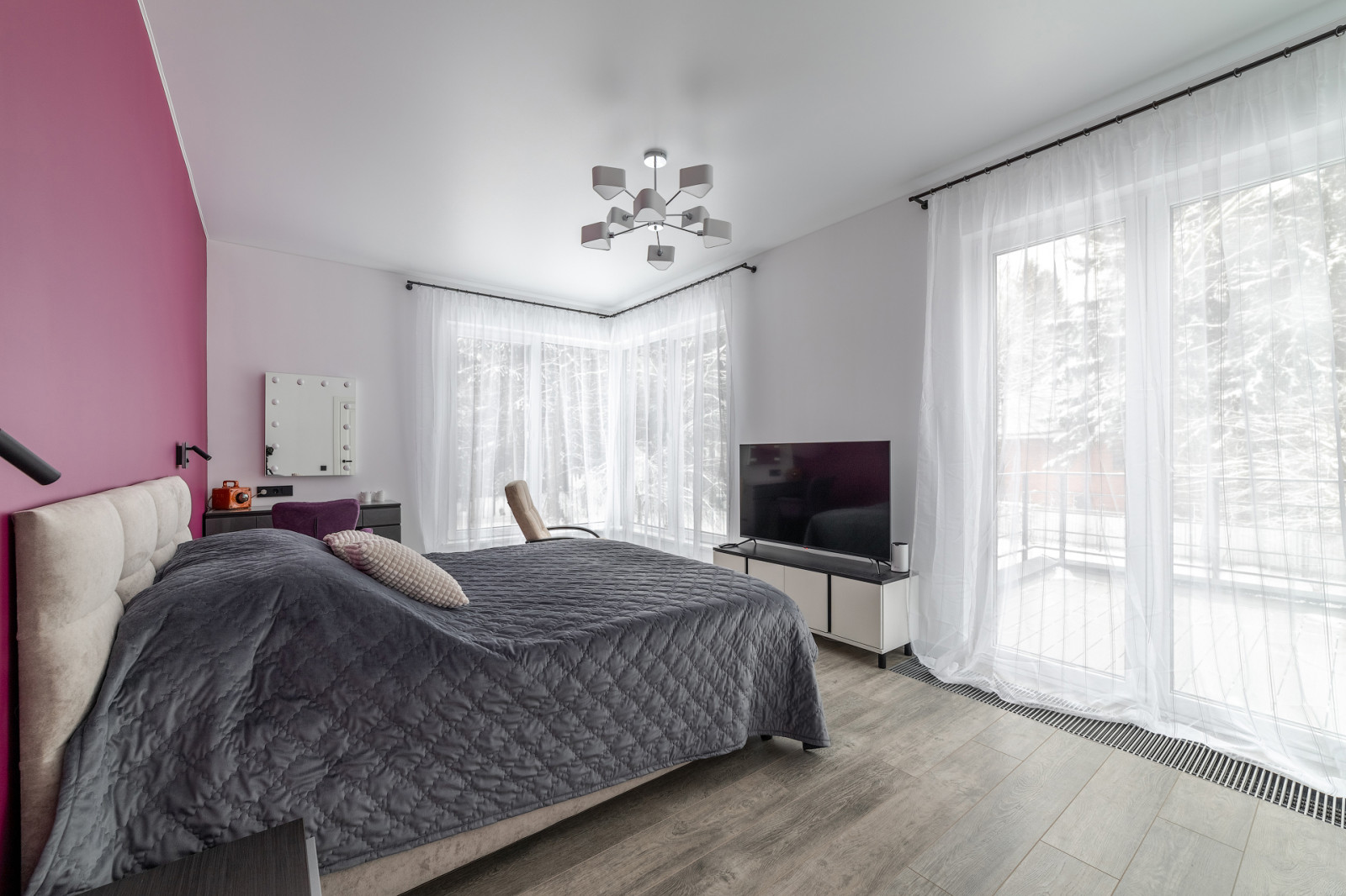 Дом в Назарьево 175 кв. м. Проектные решения 1-го этажа.