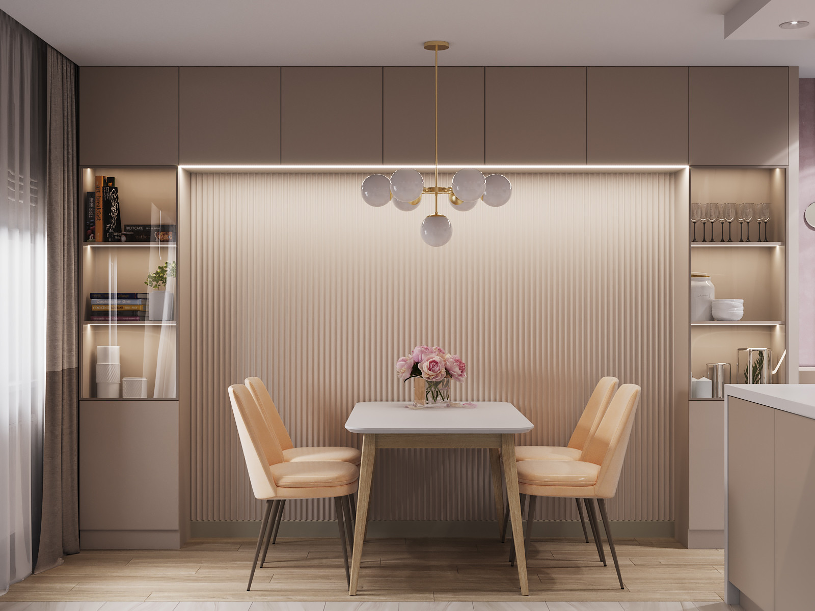 Valencia. Дизайн-проект квартиры, 58 кв.м