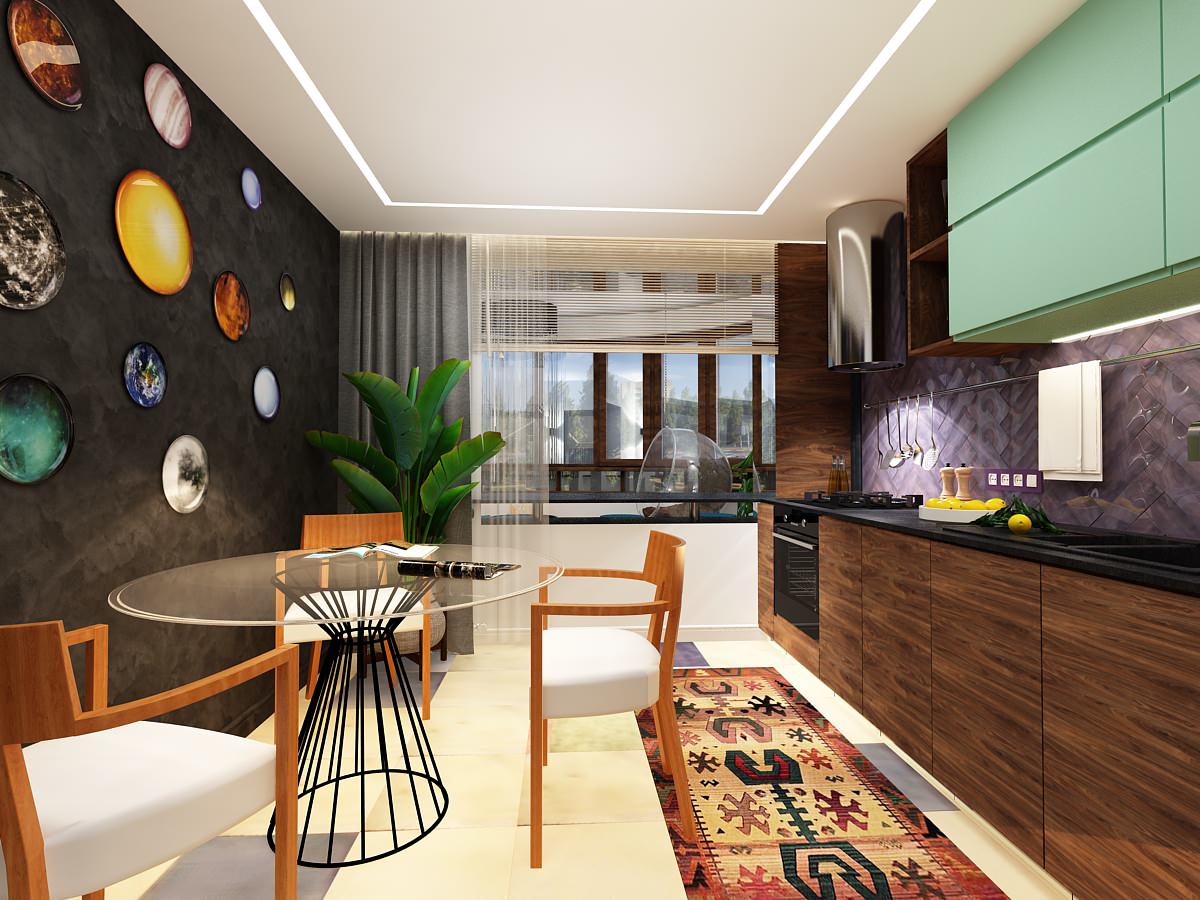 Обложка проекта: Яркая квартира для художницы