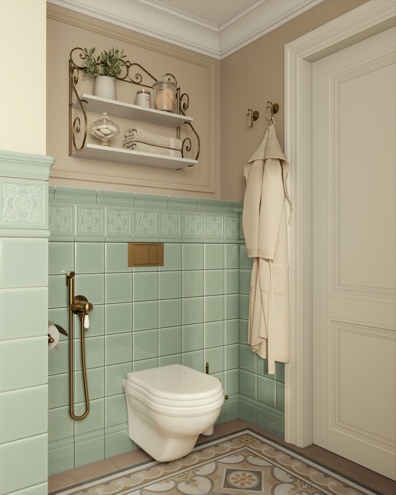 Дом в стиле прованс г. Бирюч (80 кв.м.)