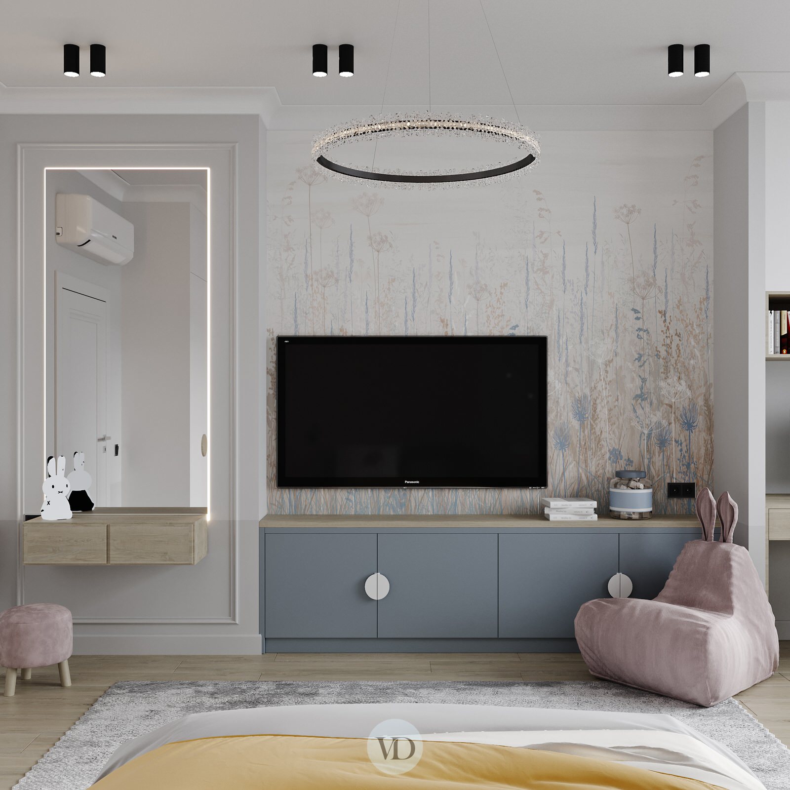 Дизайн-проект квартиры в ЖК Hьютон 2022