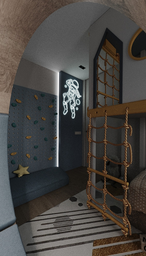 Обложка проекта: Проект детской комнаты для мальчика