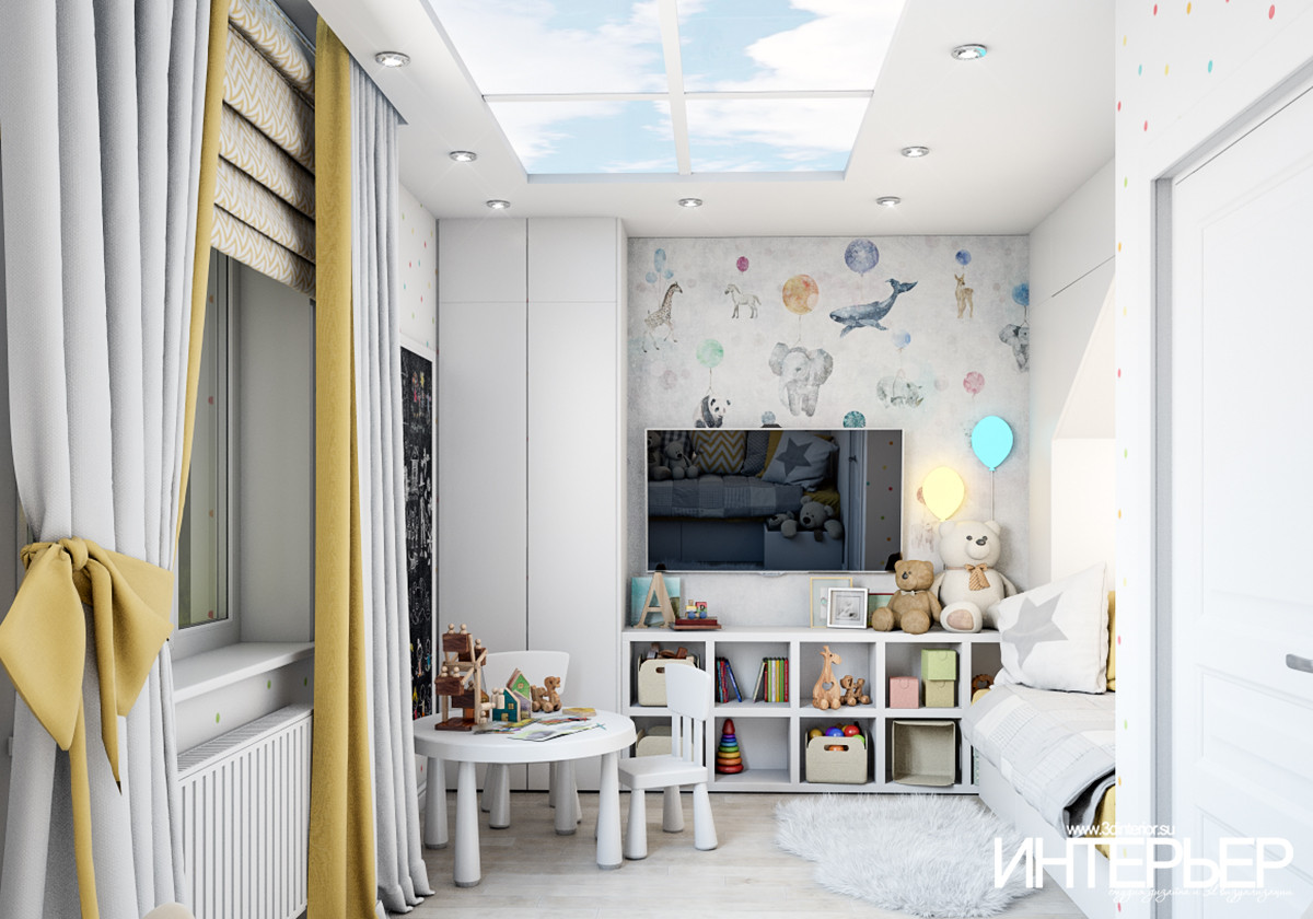 Дизайн-проект детской коснаты в частном интерьере квартиры г.Пятигорск