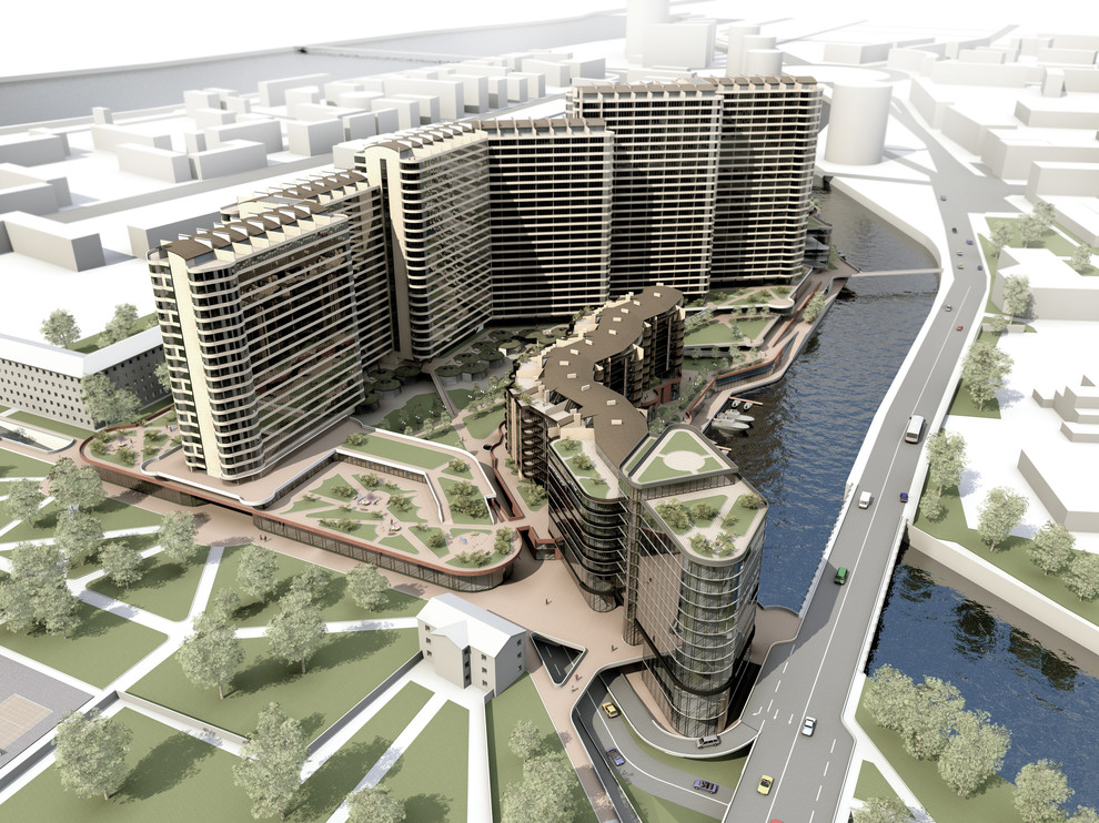 Проект полифункционального жилого комплекса на Охте