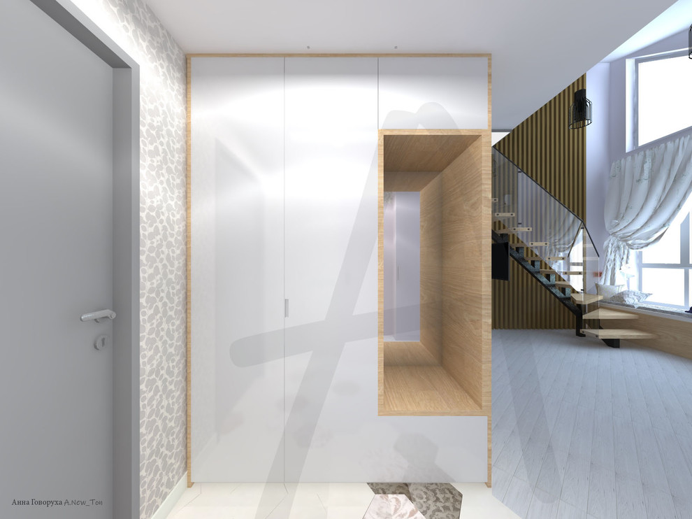 Двухэтажная квартира в мансардном этаже.