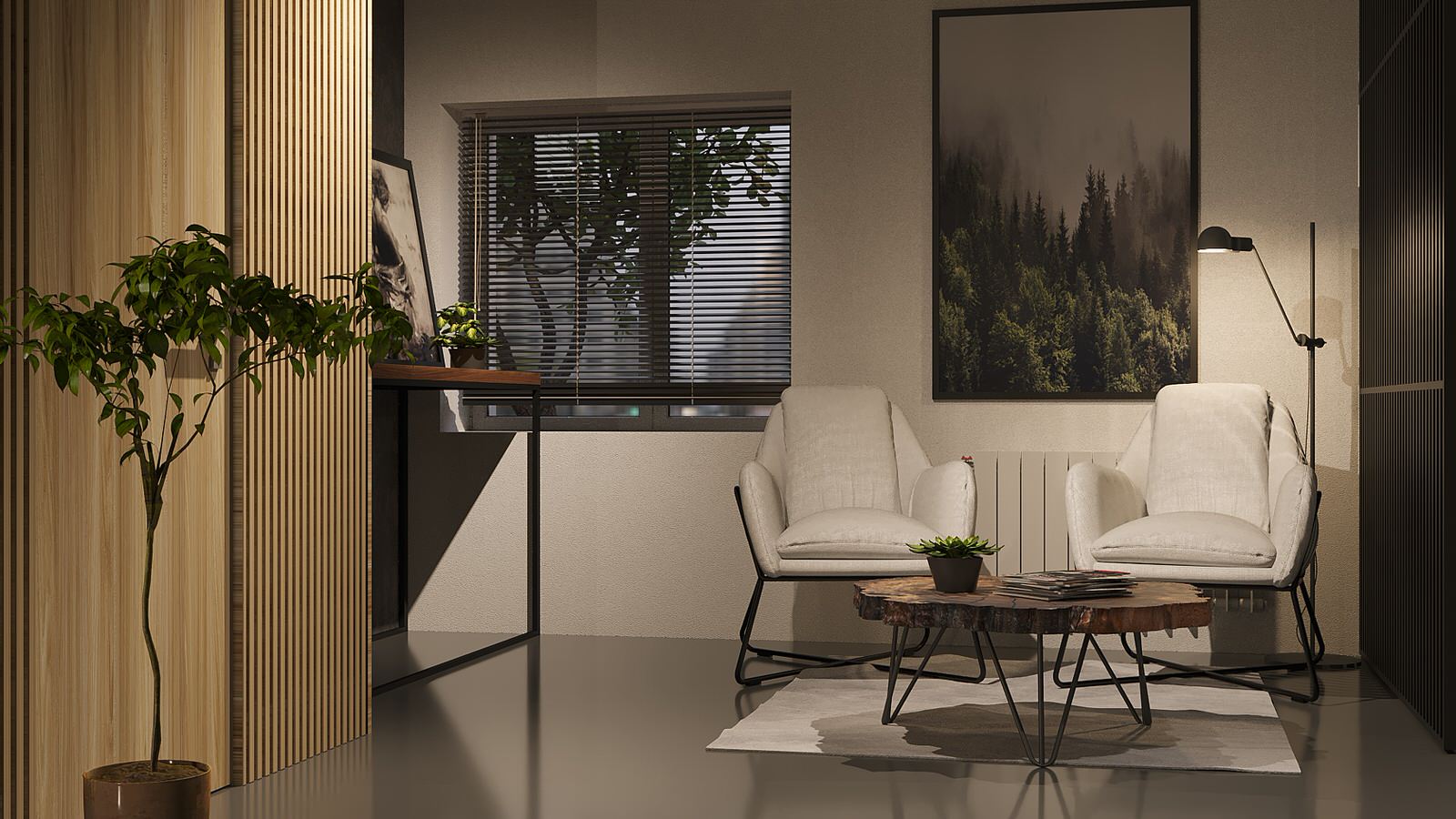 Интерьер офиса 84 м2. Современной строительной компании. г. Курск