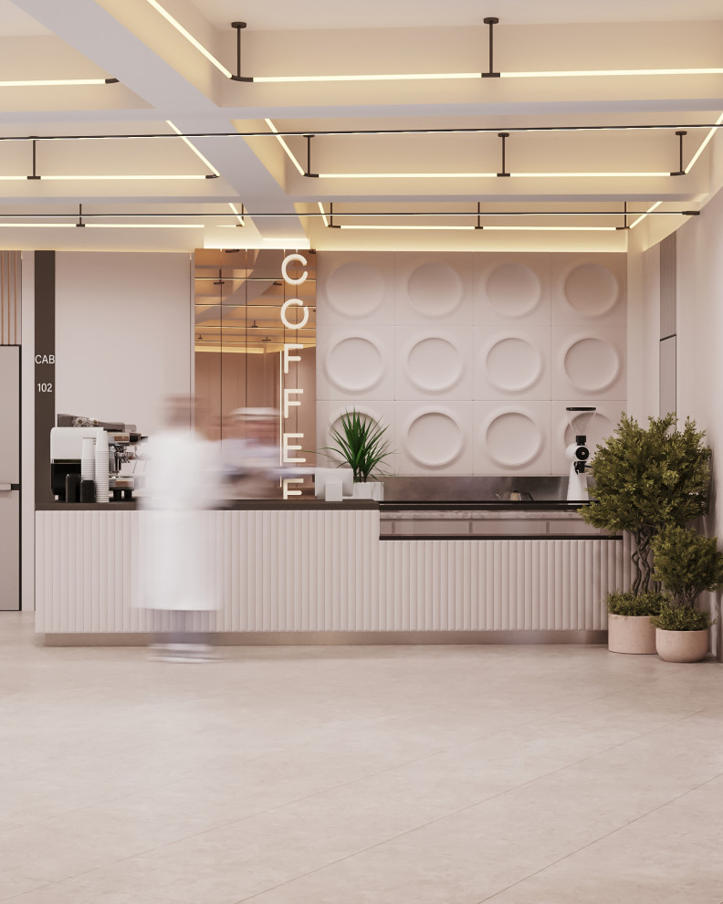 Медицинский центр "Аэрофлот". Зона кофе-поинта