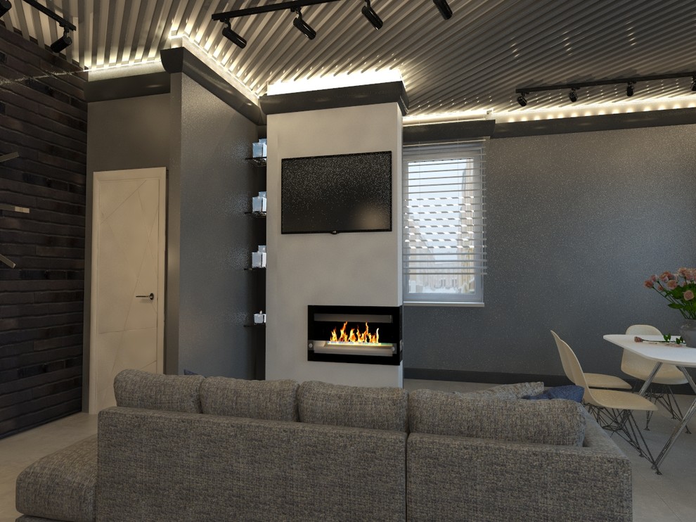 Дизайн-проект интерьера коттеджа Вяземское 160 кв.м