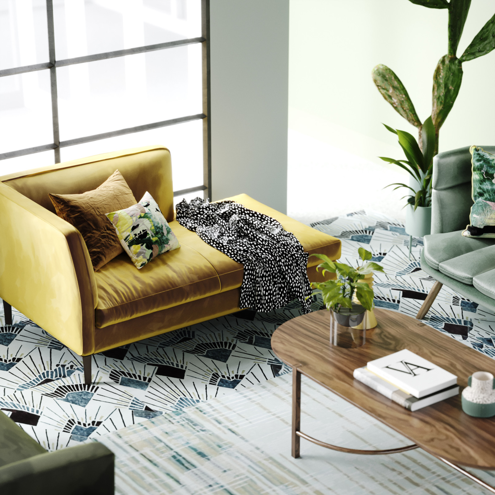 interior design | green minimalism