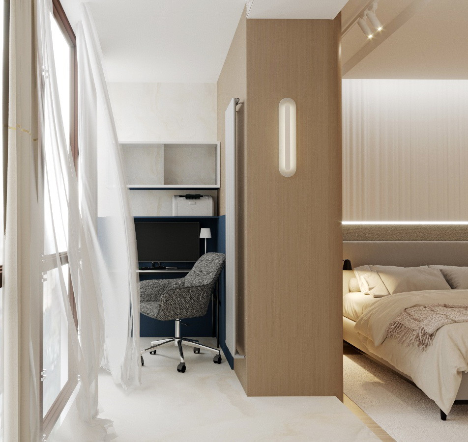 Обложка проекта: спальня светлая