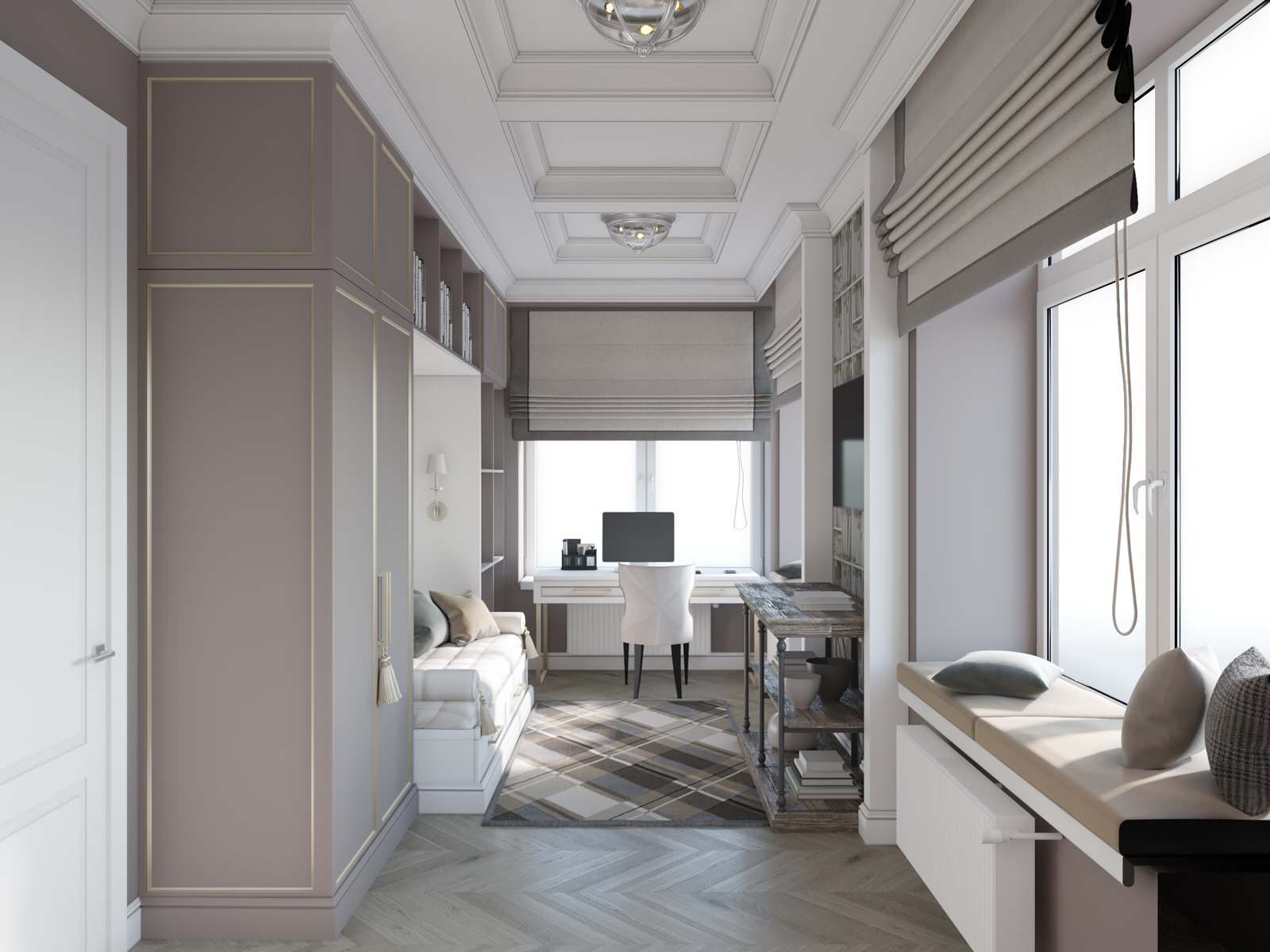 Обложка проекта: Квартира в классическом стиле