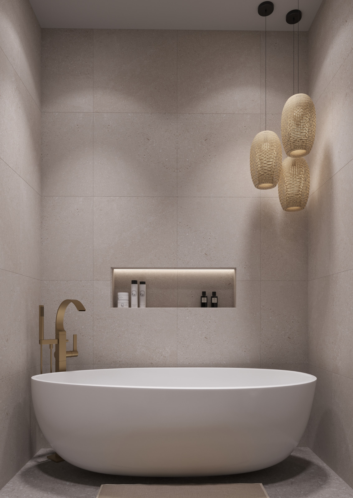 Обложка проекта: Санузел в современном стиле