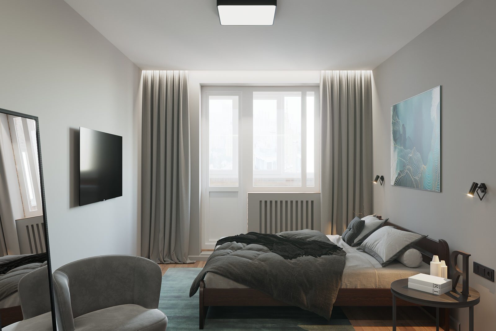 Квартира 36м2 в Москве или 50 оттенков серого