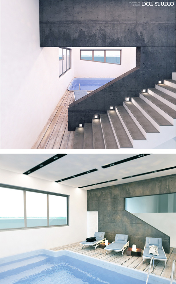 интерьер зоны отдыха с хамамом