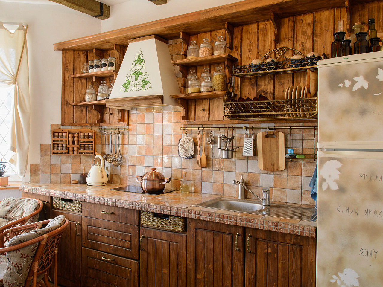 Камин на шестом этаже