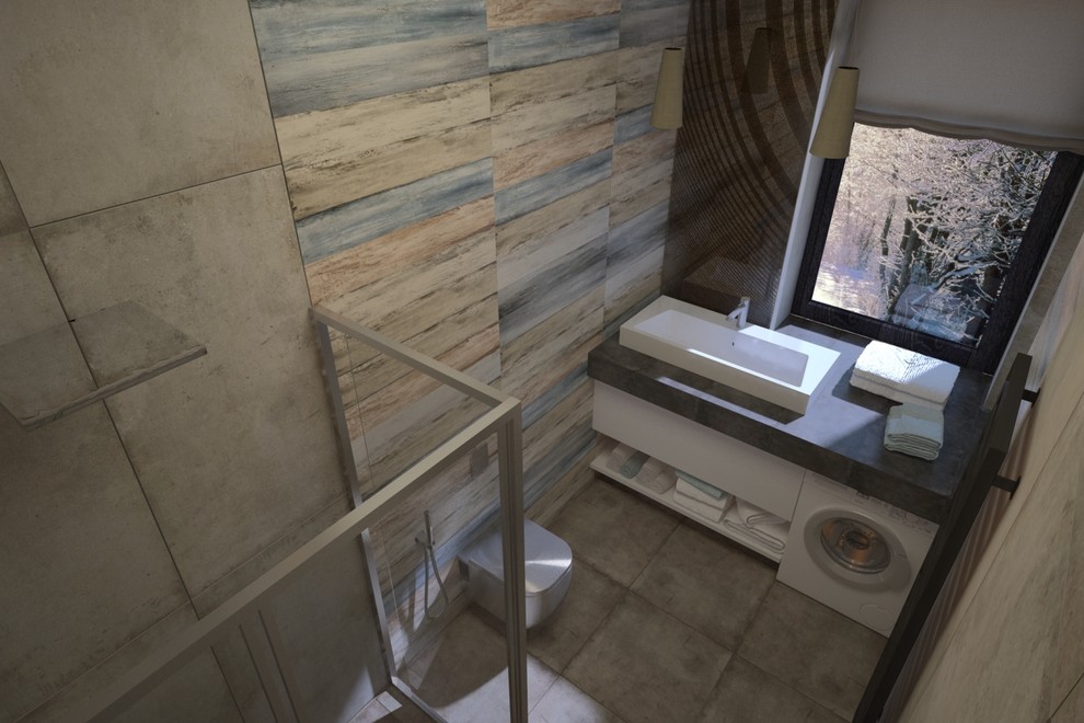 Маленькая ванная комната LOFT