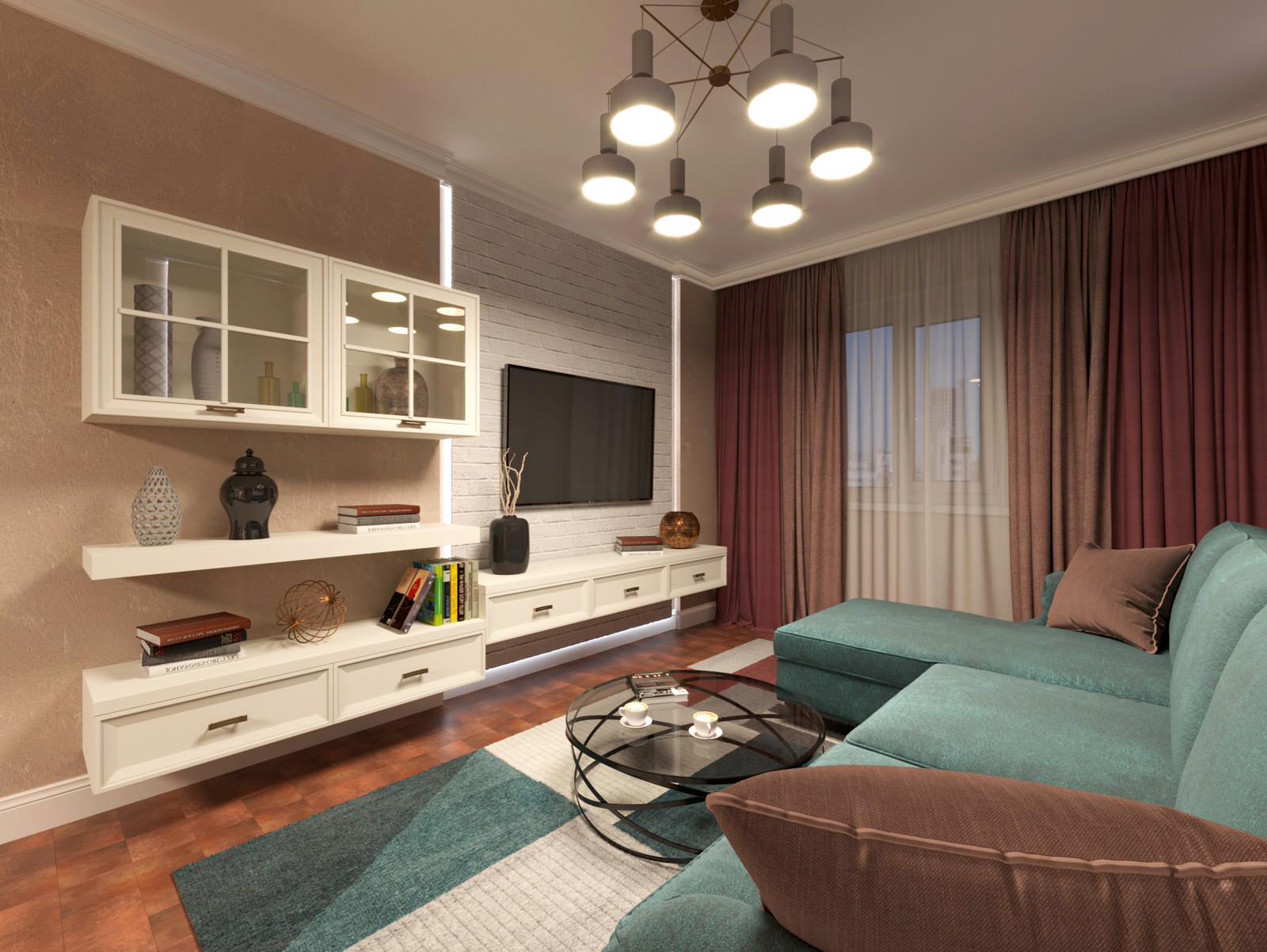 Кухня - гостиная в загородном доме. Прованс/современная классика