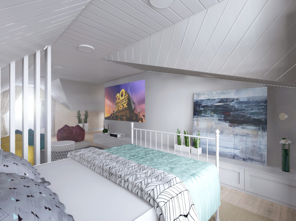 Детская на мансарде