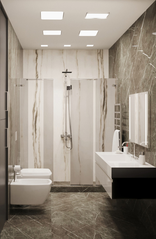 Интерьер в современном стиле 150 кв. м.