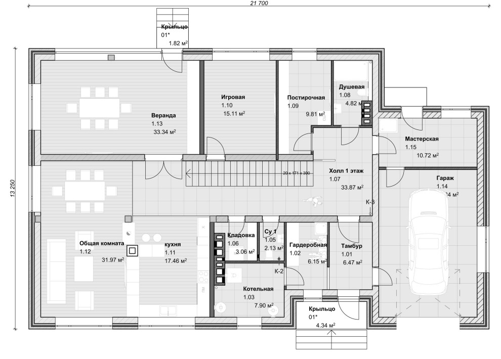 Дом 370 кв.м. в Московской области