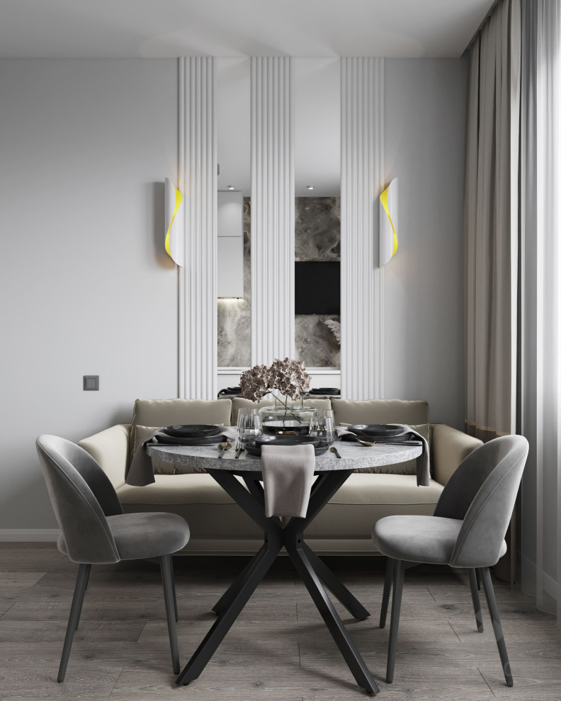 Дизайн-проект трехкомнатной квартиры ЖК "Лучи"