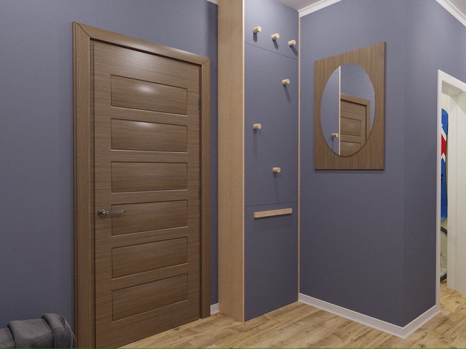 Проект двухкомнатной квартиры в ЖК "Четыре сезона"