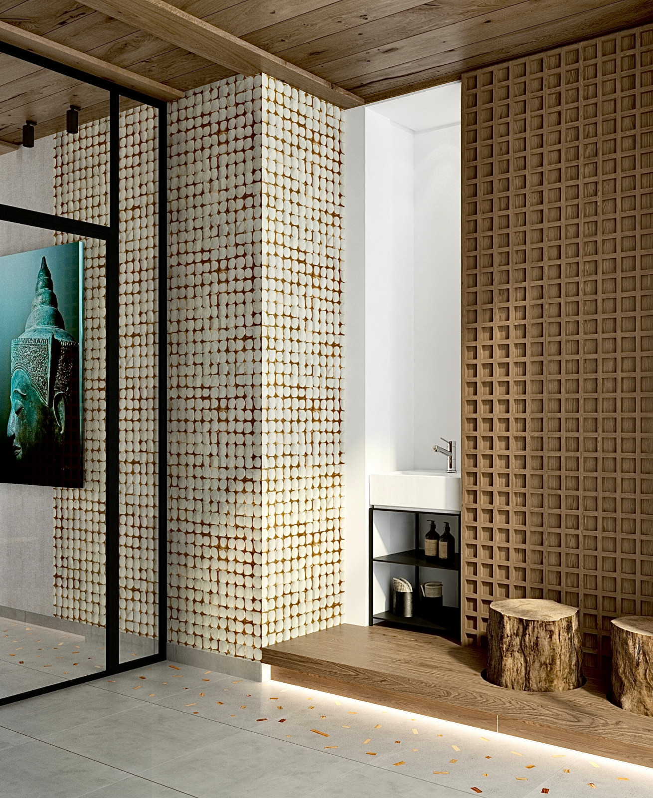 Дизайн проект интерьера загородного дома в Саратове