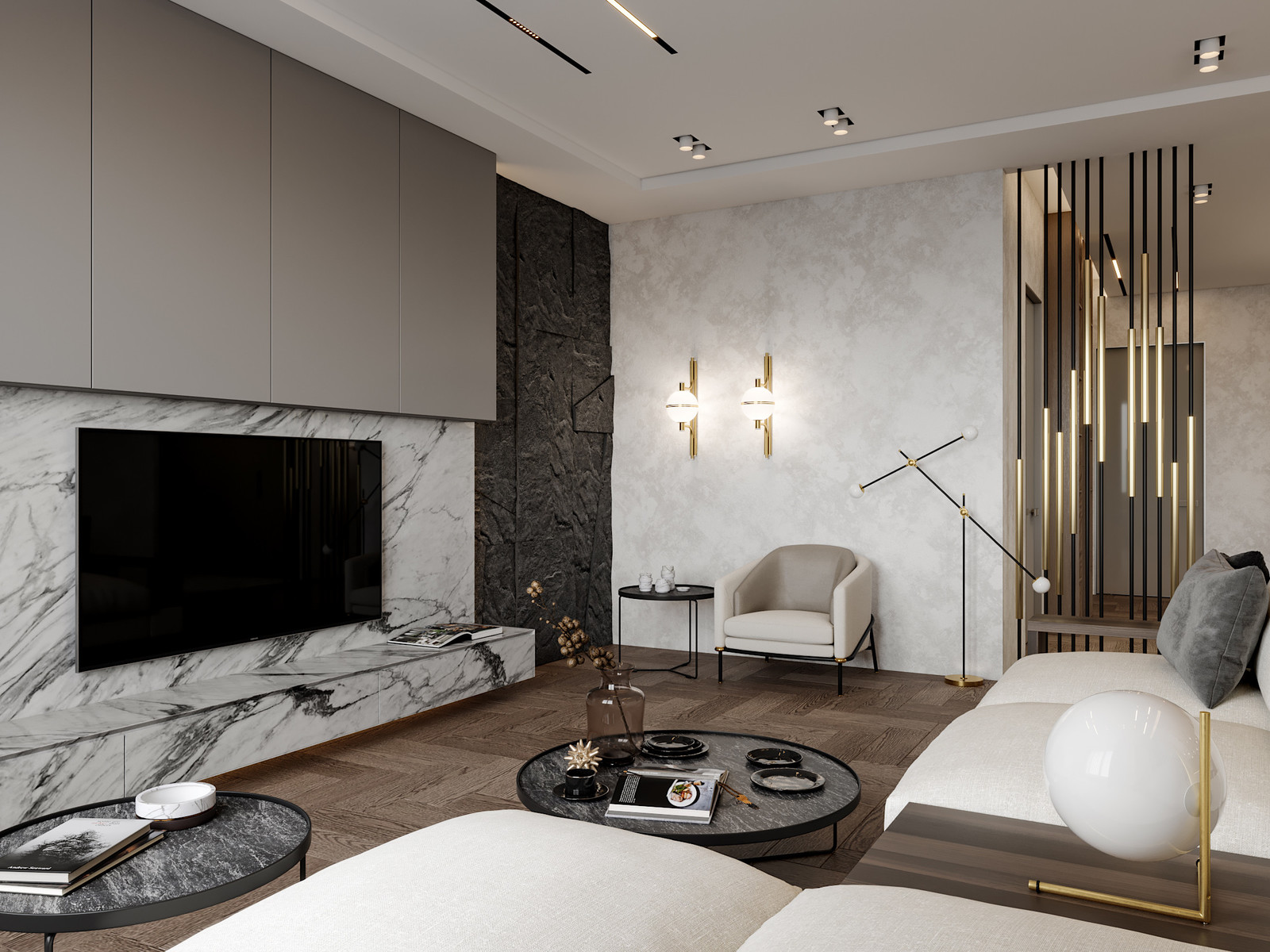 Интерьер с утонченной натурой, Санкт-Петербург, Россия.