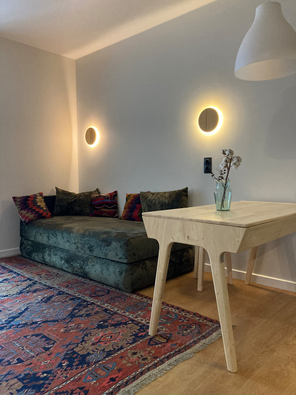 Квартира с восточными коврами в ЖК "Bauhaus"