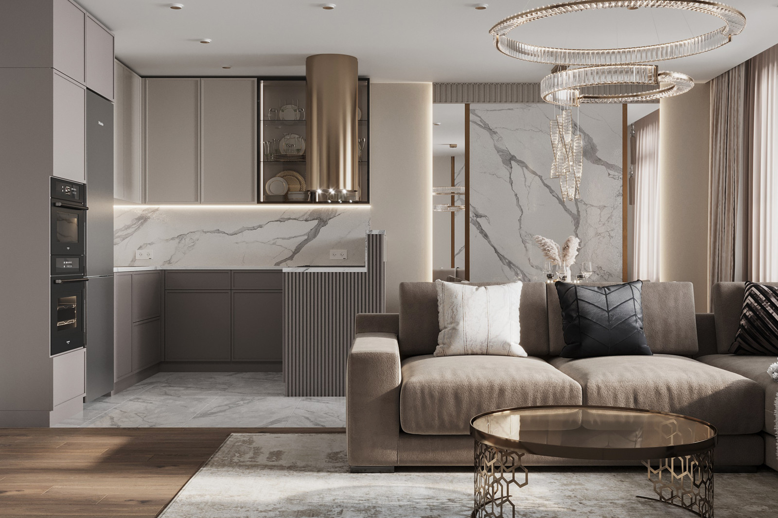 Дизайн двухкомнатной квартиры Парк 17