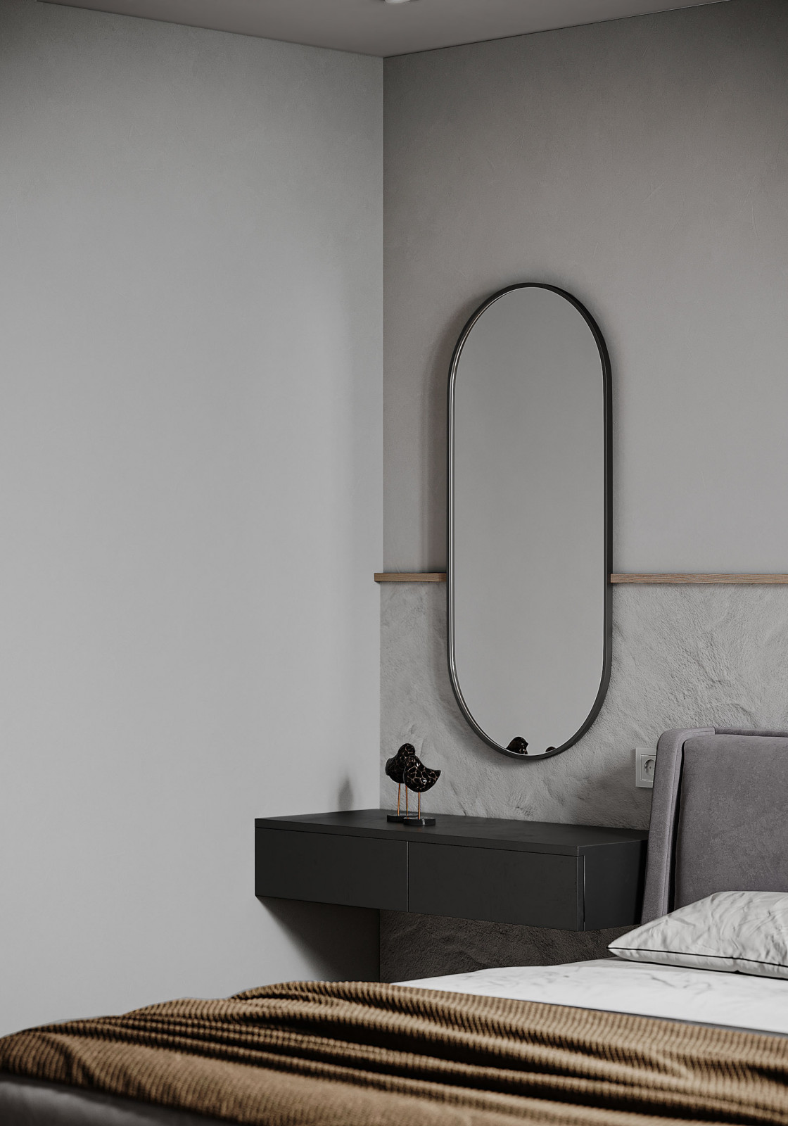 Спальня из проекта ЖК Панова Парк