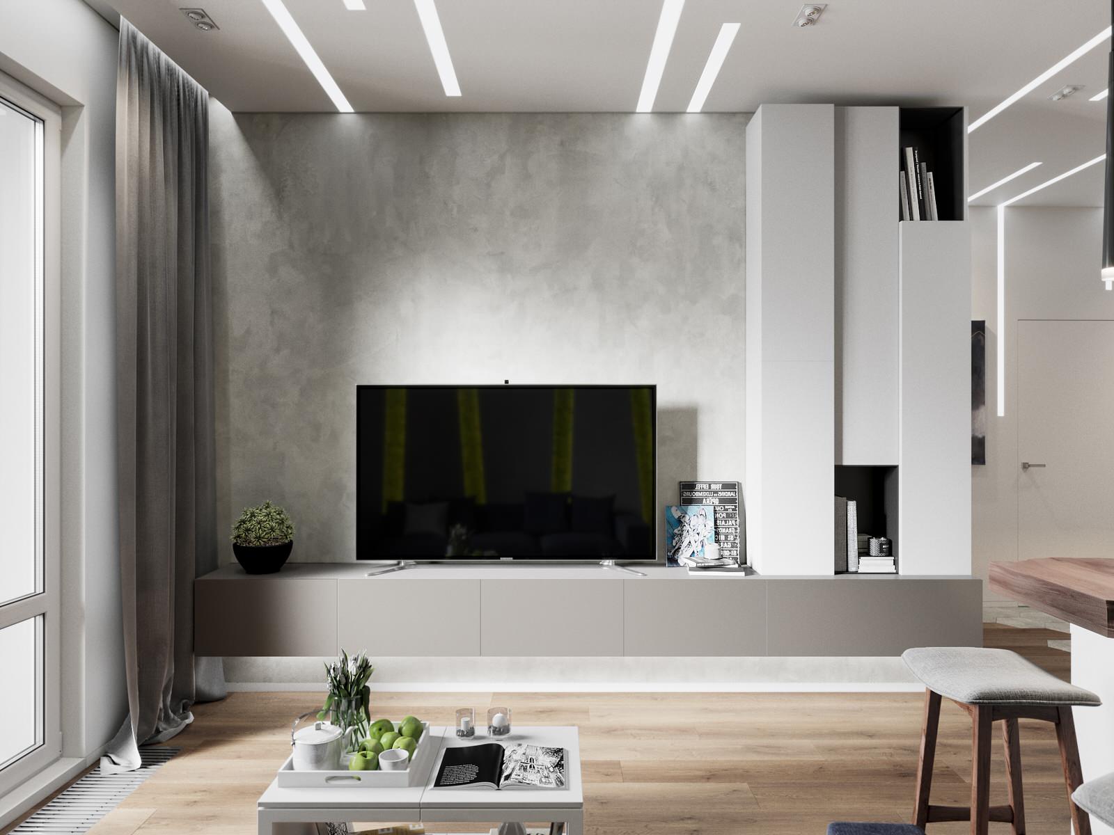 Квартира в современном стиле с элементами ЭКО в Санкт-Петербурге